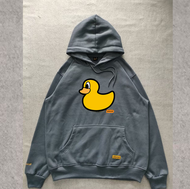 hoodie pancoat kuning series free totebag katun fleece tebal sablon premium m l xl