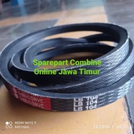 Screw Thread Belt LB104 / SB104 / B104 Kubota DC70 DC60 & Front Comb Reel Belt DC35