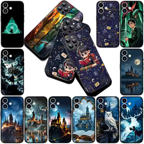 Castle Harries Wand Potters Owl Phone Cover Soft Case for Xiaomi Redmi Note 12 11 10 Pro 10A 10C 12C