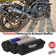 Universal Motorcycle 51MM Exhaust Muffler Escape Moto Scooter Exhaust with DB killer MT07 MT09 R1 R6