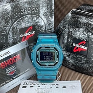 Casio G-Shock DW-B5600G-2D Transparent Blue Digital Bluetooth Smartphone Watch