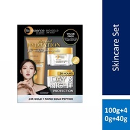 [Value Pack] Bio Essence Bio-Gold 24K Gold Radiance Cleanser 100g + 24K Gold Day Cream 40g + 24K Gol
