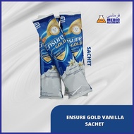 Abbott Ensure Gold Sachet Vanilla Flavour 60.6g Single Serving 1 Sachet or 5 Sachets