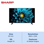 SHARP 60 Inch 4K UHD Android TV 4T-C60DK1X