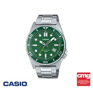 CASIO นาฬิกาข้อมือ CASIO รุ่น MTD-135D-3AVDF สายสแตนเลส สีเขียว