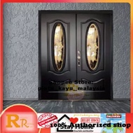 < NYATOH WOOD > RRG1L-N Full Solid Wooden Door | Main Door | Pintu Kayu | Malaysia Door | Pintu ruma