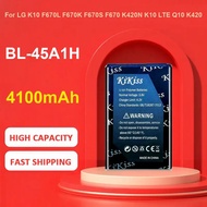 KiKiss Battery For LG K10 F670L F670K F670S F670 K420N K10 LTE Q10 K420,BL-45A1H,4100mAh