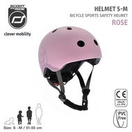 Scoot and Ride Highway Helmet หมวกกันน็อคเด็ก สำหรับเล่น Scooter ส่วมใส่ง่าย มาพร้อมไฟ LED 3 ระดับ