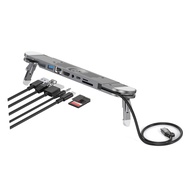 [IpvCQZ]Laptop Stand 7 in 1 USB Hub USB Type C Hub Docking Station HUB USB3.0 High-Definition SD/TF 