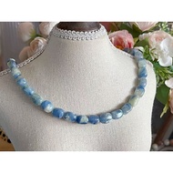 Natural Stone Necklace Kyanite Necklace Fashion Necklace Fashion Jewelry