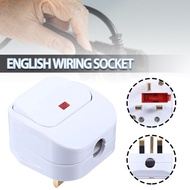 {DAISYG} UK 3 Pin Switch 250V 13A AC Power Plug With Switch Male Electrical Socket