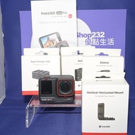 『Trade In優惠』3電1叉 機身未啟動 Insta360 Ace Pro 第一代 運動相機 夜拍功能 Leica色彩 10米防水 8k影片 滑雪 浮潛 行山 第一人稱視角拍攝 Acepro No
