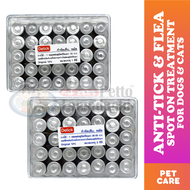 Detick Anti Tick and Flea Spot on Treatment 1 BOX (35 Bottles)  original anti tick and flea, anti ku