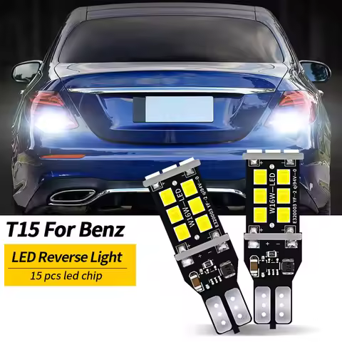 2x LED Reverse Light Blub Lamp W16W T15 Canbus For Mercedes Benz W176 W177 W246 W242 W247 W205 S205 