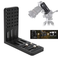 onloth Aluminum Alloy Camera LShape Vertical Shooting Quick Release Plate for FS7H/ARRI/FS5