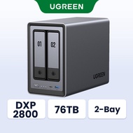 UGREEN NASync DXP2800 2-Bay Desktop NAS, Intel N100 Quad-core CPU, 8GB DDR5 RAM, 2.5GbE, 2 * M.2 NVM