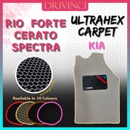 KIA Rio Forte Cerato K3 Spectra UB YB Honeycomb UltraHex Car Floor Mat 5D