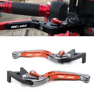 Motorcycle Accessories CNC Adjustable Folding Extendable Brake Clutch Levers Fit For RC390 RC 390 RC