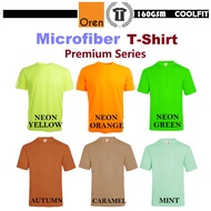 【Premium】Microfiber Plain T-Shirt Round Neck QD0469/QD0485/QD0488 QD04 Oren Sport NEON tshirt.os