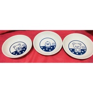 San-X Rilakkuma Ceramic Sauce Plate Set