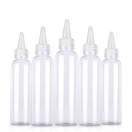 YH127【Ready Stock】Plastic Squeeze Dropper Bottles Ink Glue Empty Container 10ml 30ml 50ml 60ml 100ml 120ml