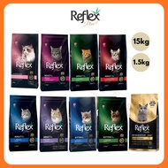 Reflex Plus ADULT KITTEN Cat Food 15kg Salmon Lamb Chicken makanan Kucing Reflex