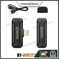 BOYA (BY-WM3T2-D1)/(BY-WM3T2-D2)-Mini 2.4GHz Wireless Microphone Lavalier Noise Cancellation Microph