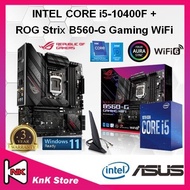Asus ROG Strix B560-G Gaming WiFi B560 LGA1200 MOTHERBOARD + Intel 10TH / 11TH GEN CORE I3 / I5 / I7 / I9 CPU COMBO PROMO I5 10400F [ I5-10400F ]