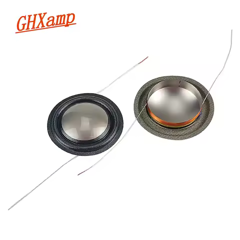 GHXAMP 25.9mm Tweeter Voice coil Titanium Film 8ohm Speaker Repair Parts 26 Core For B&W SEAS JAMO C