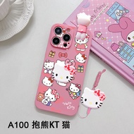 Samsung Galaxy S20 Ultra S20 FE S21 S21 S20 S20 Plus Plus S21 Ultra S21 FE S22 S22 Plus S22 Ultra Cute Cartoon Hello Kitty Phone Case with Holder Lanyard