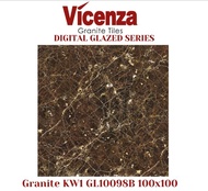 MARMER COKLAT MEWAH GLOSSY UK.100X100 DINDING/LANTAI GRANITE VICENZA