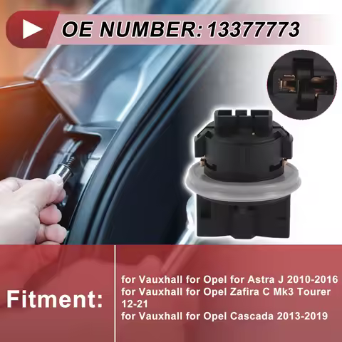 X Autohaux 1 Pc DRL Day Running Light Socket for Vauxhall for Opel for Astra J MK6 3 Door GTC 2010-1