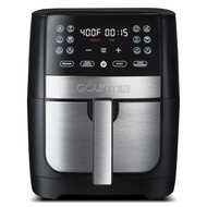 Air Fryers Oil-Free Air Fryer8 Qt Digital Air Fryer With Fryforce 360 And Guided Cooking, Black/Stainless Steel, GAF826