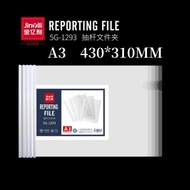 Syor Hari Ini: Jinyili A4 Sisi Flip Tuas Pengapit Fail A3 Mendatar Tebal 1293/1294/1289/1298/Q213/31