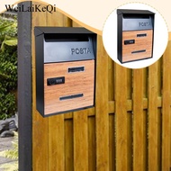 WeiLaiKeQi Security Locking Mail Box with Combination Lock for Gated Community 21.5x11x33cm Multipur