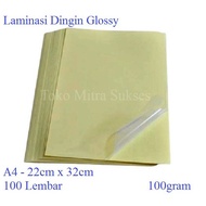 Glossy Cold Lamination, 100 sheets A4 Sticker Paper