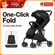Stroller Baby travel foldable 2 way castor wheel rubber wheel oxford 0-6 years Max60kg outdoor