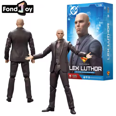 New Original FONDJOY DC Lex Luthor Action Figures Movie Collectible Model Desktop Ornament Creative 