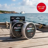 100% Fluorocarbon Coated Shock Leader Line FTK Forward Fishing Line  100% Lapisan Fluorokarbon Pemim