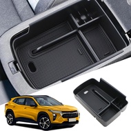 Car Armrest Storage Box for Chevrolet Tracker Trax Seeker 2024 2025 Center Console Tray Organizer Co