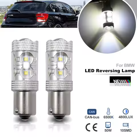 Canbus BA15S 1156 P21W LED Reverse Light Car Backup Lamp for BMW 1Series E81 E87 F20 F21 2Series F22