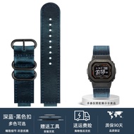 Dây Đeo Đồng Hồ Da Bò Cổ Điển Cho Nam G-SHOCK Nhỏ Vuông DW-H5600 Phụ Kiện Dây Đeo Đồng Hồ Thay Thế C