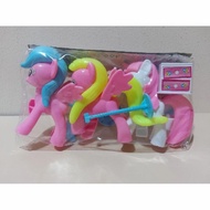 Little Pony Children's Toys 3pcs Pony Gifts for Children 2 3 4 Years Old