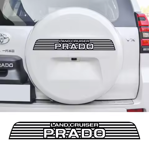 Car Spare Tires PVC Stickers For Toyota Prado 78 90 95 120 150 J90 J120 Land Cruiser Vinyl Film Deco