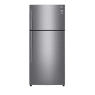 LG GN-C602HLCC 516L Top Freezer Fridge in Platinum Silver Finish