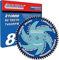 8-1/4"(210MM)-60T, Super Thin Kerf 0.079", Arbor 5/8", Anti-Stick Coating, Circular Saw Blade, FRAMI