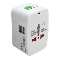 AC Power Charger Adapter 2 USB Port AU US UK EU Converter All in One World Travel Universal International Plug Adapter