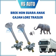 Brek Anak Gajah Hon Viral Trailer Valve Corong Full Set Adaptor Horn Brake Elephant