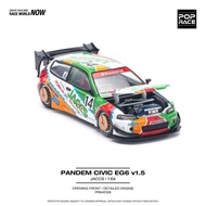 POPRACE 1:64 PANDEM CIVIC EG6 v1.5 JACCS PR car model640128