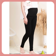 Quần Legging Bầu Bella Mama Size 45 70kg Co dãn thiết kế trẻ trung hiện đại Có đáp bụng và chun chỉn